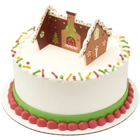 Gingerbread House Gum Paste Layon {4}