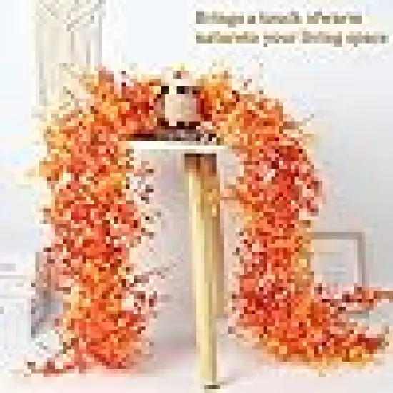 Fake Eucalyptus Leaves Greenery UV Resistant Faux Hanging Vine Plants Indoor {2}