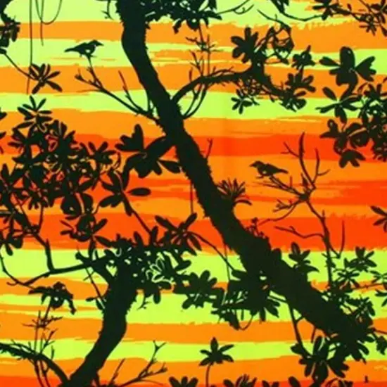 Romantic Sunset Printed Spandex {5}