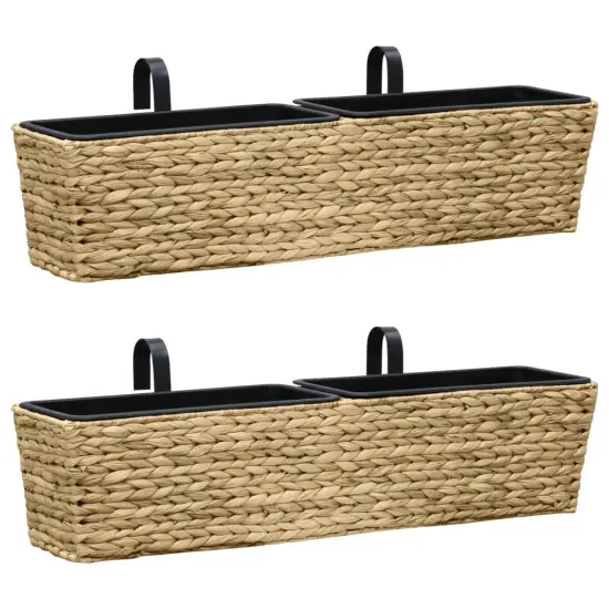 vidaXL Planters 2 pcs Water Hyacinth {1}