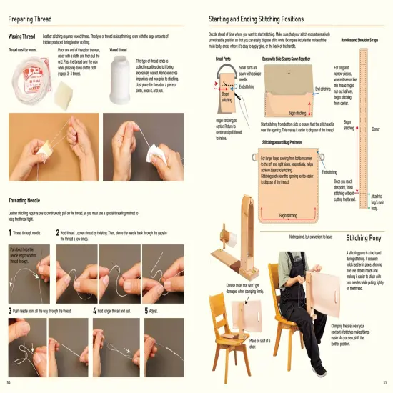 Crafting Leather Totes, Backpacks & Bags: Detailed Patterns & Step-by-Step Instructions for 18 Projects {3}