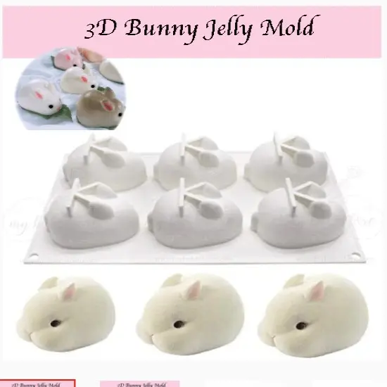 Easter Large Bunny silicone mold {5}