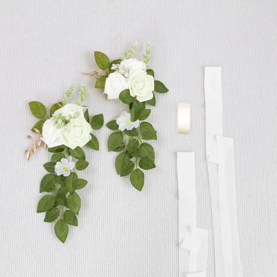 Flowers for Wedding Aisle Decor Church Pew Decorations {4}