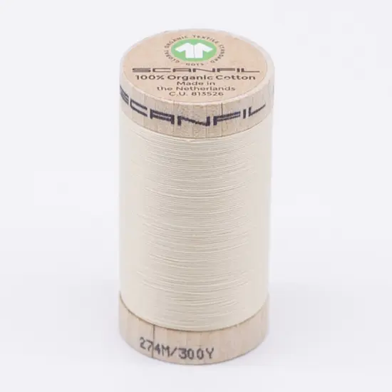 300 Yards Fine Organic Cotton Sewing Thread 30wt Flexible Smooth Afterglow {1}