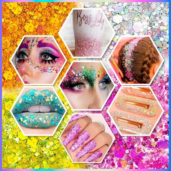 Holographic Chunky and Fine Glitter {4}