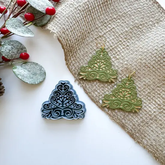 FANCY CHRISTMAS TREE | CHRISTMAS 2024 | CLAY CUTTER {1}