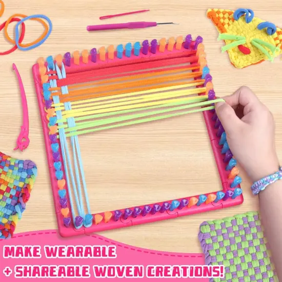 Weaving Loom Kit Toys, Arts and Crafts for Kids and Adults {4}