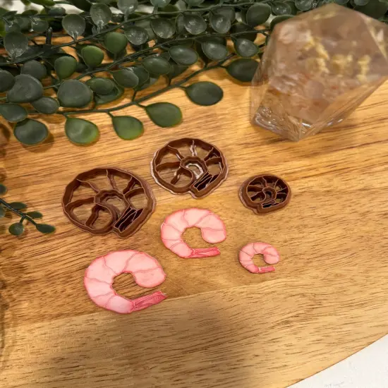 COOKED SHRIMP | SUMMER SOLSTICE | CLAY CUTTER {1}