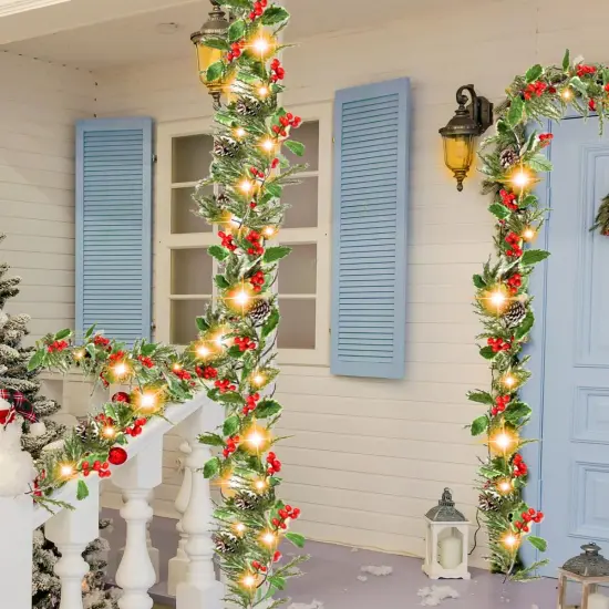 6ft 20 LED Christmas Garland {3}