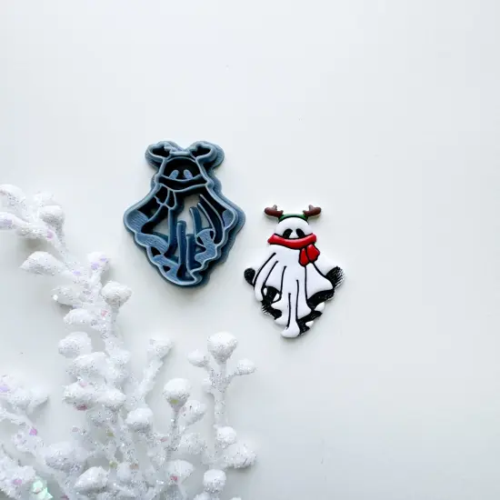 WINTER GHOST | DARK CHRISTMAS | CLAY CUTTER {1}