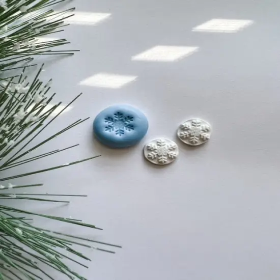 Snowflake "button" Mold {1}