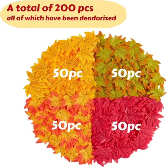 Artificial Maple Leaf Leaves {4}