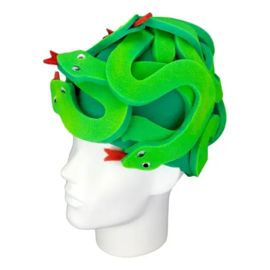 Edge Collections - Green - Striking Medusa Party Wig! {3}