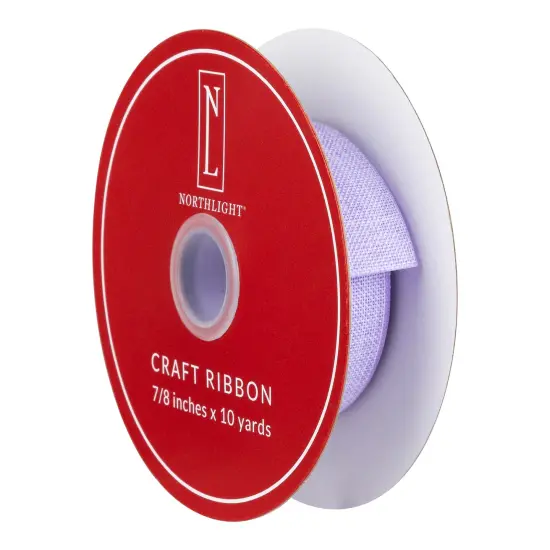 Northlight Grosgrain Craft Ribbon -7/8" x 10 Yards - Purple {7}