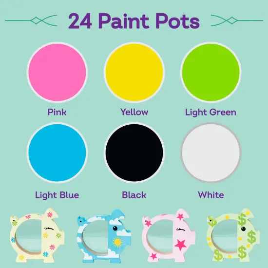 Tulip Wood Bank 4-Pc. Painting Kit {4}