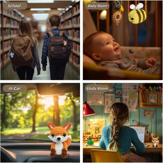 7-Piece DIY Crochet Kit for Beginners {5}