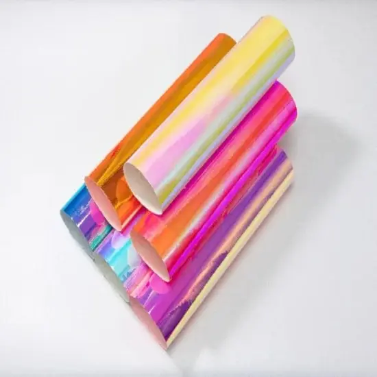 Craft Express 10 Pack Two-Tone Adhesive Vinyl Sheets &ndash; Peel & Stick Vinyl {4}