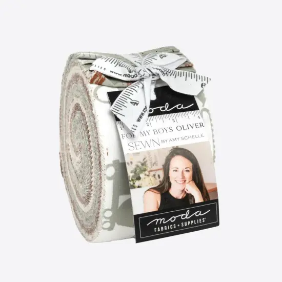 For My Boys Oliver 2.5" Strip Roll (Jelly Roll) by Sewn By Amy Schelle for Moda (25160JR) {1}