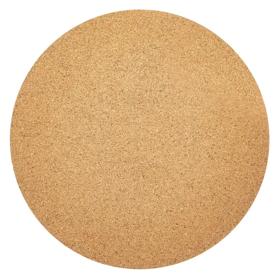 Juvale Plant Cork Mat, Round Planter Plate – 3-Pack 12-Inch Cork Coasters for Plants, Ideal for Indoor Pots, Surface Protection, and Decorative Home or Office Decor Settings Brown {7}