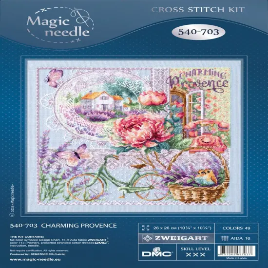 Charming Provence 540-703 Counted Cross-Stitch Kit {4}
