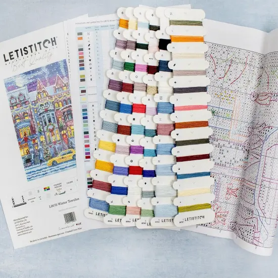 Winter Townhouse L8076 Counted Cross Stitch Kit {5}