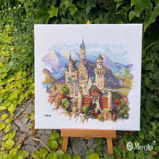 Neuschwanstein Castle K-201 Counted Cross-Stitch Kit {2}