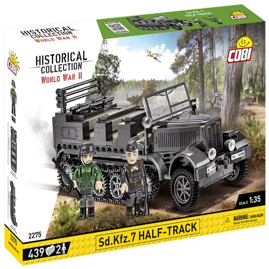 COBI Historical Collection World War II Sd.Kfz.7 / 1 & 2cm FLAKVIERLING 38 EXECUTIVE EDITION {1}