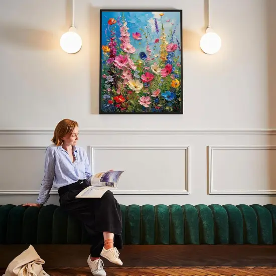 Wild Flowers Paint by Numbers Kits foer Adults - Flowers Paint by Number Adult, 16x20in {2}