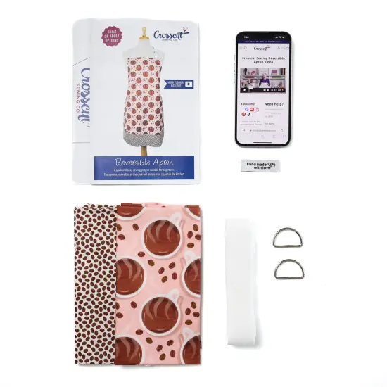 Crosscut Sewing Co.&reg; Apron Sewing Project Kit - Beginner Sewing Kit - Sewing Kit for Kids Drinks {9}