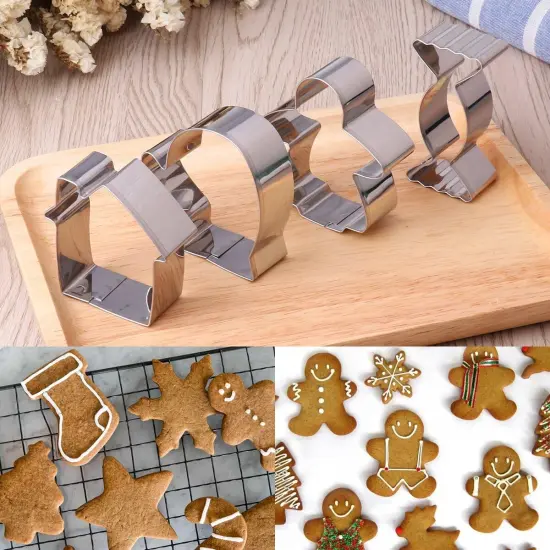 12-Piece Christmas Cookie Cutter Set &ndash; Gingerbread, Tree & More {4}