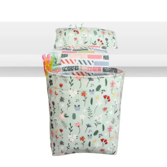 Crosscut Sewing Co.&reg; Pin Cushion & Thread Catcher Sewing Project Kit for Beginners with Fabric, Instructions and Video Washi {4}