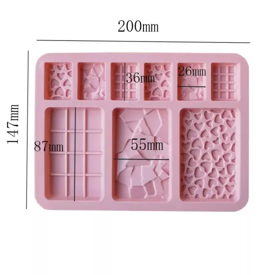 Chocolate Bar Silicone Mold {5}