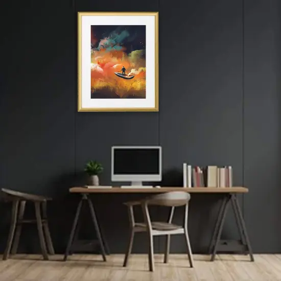 Classic Gold Wall Frame, 16x20", with Acid-Free Mat {2}