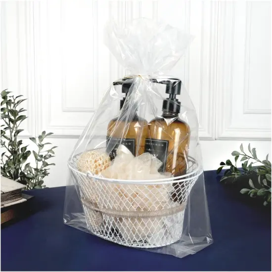 Plymor 10" x 4" x 20" (Pack of 100), 1 Mil Gusseted Plastic Bags {5}