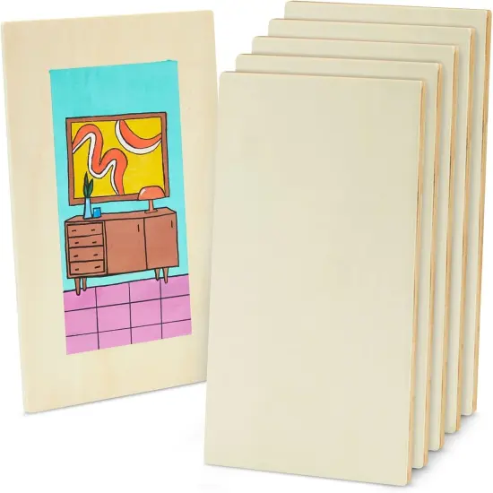 Unfinished Wood Planks for Crafts {5}