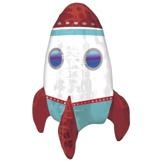 Standing Rocket Ship Anagram&reg; Tabletop Decoration {1}
