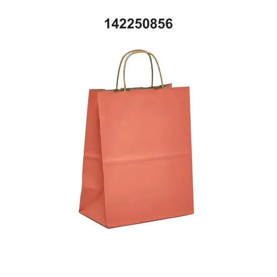 Kraft Shopping Bag Tinted and Spacious 5.5" x 3.25" x 8.375" {3}