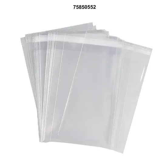 Polyethylene Lip & Tape Bags 1.2 Mil 5 5/8'' x 8 1/4'' {6}
