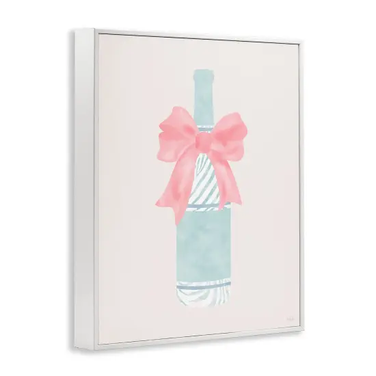 Stupell Industries Zebra Striped Champagne Bottle Framed Giclee By Natalie Carpentieri {3}