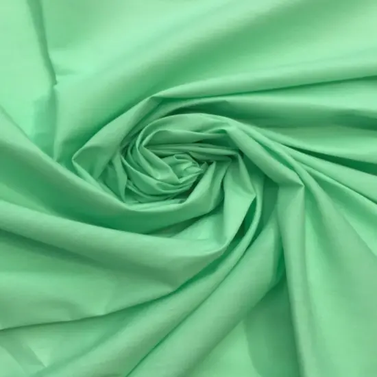 1 Yard Mint Poly Cotton Fabric Soft, Lightweight, and Versatile 59/60&Prime; Wide {1}