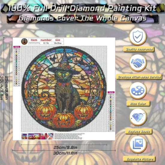 11.8x11.8in - Halloween Diamond Painting Kits for Adults {2}