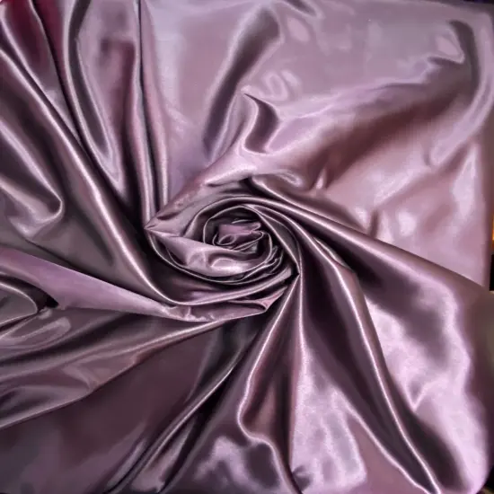 1 Yard Plum Bridal Satin Fabric 58/60 Inch Wide Lustrous Shiny Material for Tablecloths, Curtains & Garments {3}