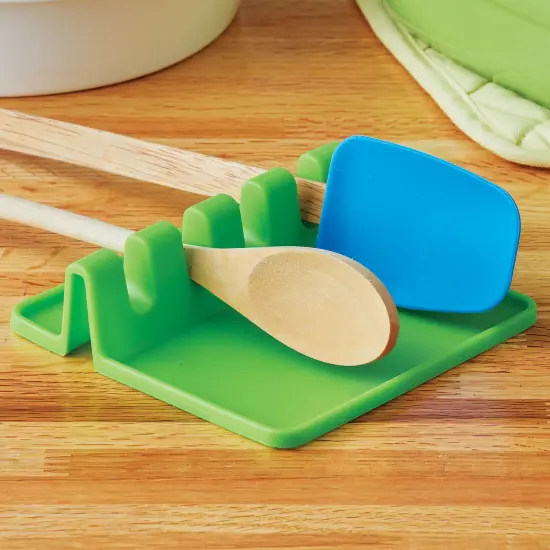 Collections Etc Kitchen Countertop Silicone Utensil Rest {1}