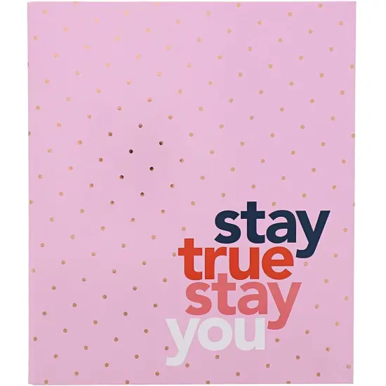 Paper Junkie 2 Pack 3-Ring Binders 1 inch Ring Pink Daily Planner - Gold Foil {3}