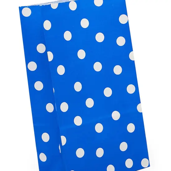Dot Print Sos Food Bags 5'' x 3'' x 9 1/2'' Protective {6}
