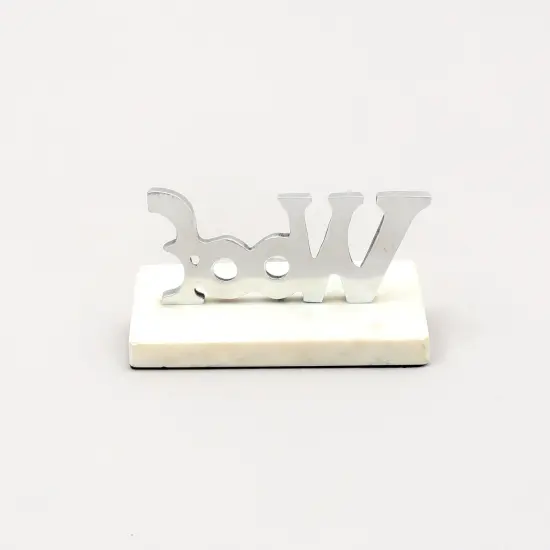 Marble & Shiny Polish Stocking Holder - Woof Design {5}