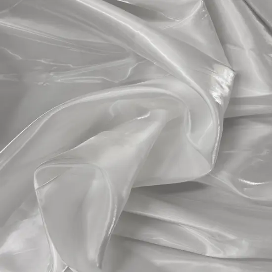 1 Yard Crystalized Liquid Bridal Satin Fabric with Reflective Shimmering Surface for Gowns Costumes and Decor 59/60 Inch Width Ivory {6}