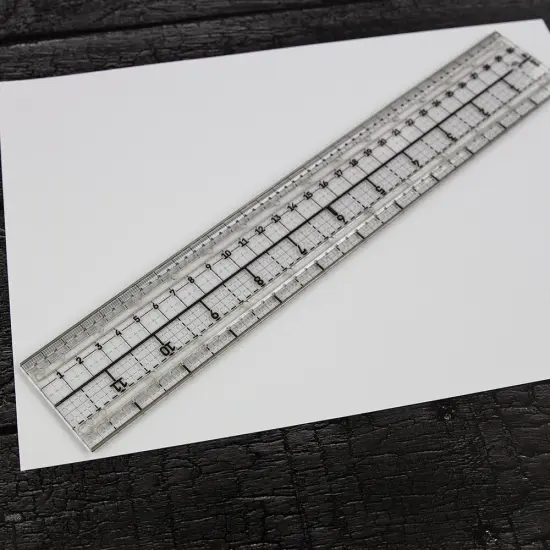 Tim Holtz Media Ruler-12"X2" {6}