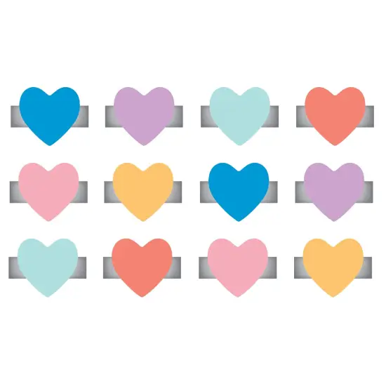 We R Charm Stapler Charm 12/Pkg-Multicolor Heart {3}