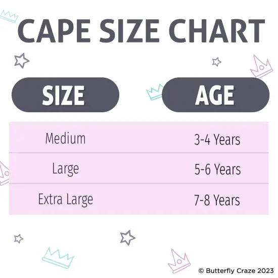 Butterfly Craze Snow Princess Kids Cape with Hood - A Gorgeous Ice Blue Children's Warm Winter Wrap Shawl Perfect for your Toddler's Adventure, Pretend Play & Dress up Costume, Cape Only, L 5-6yrs {3}